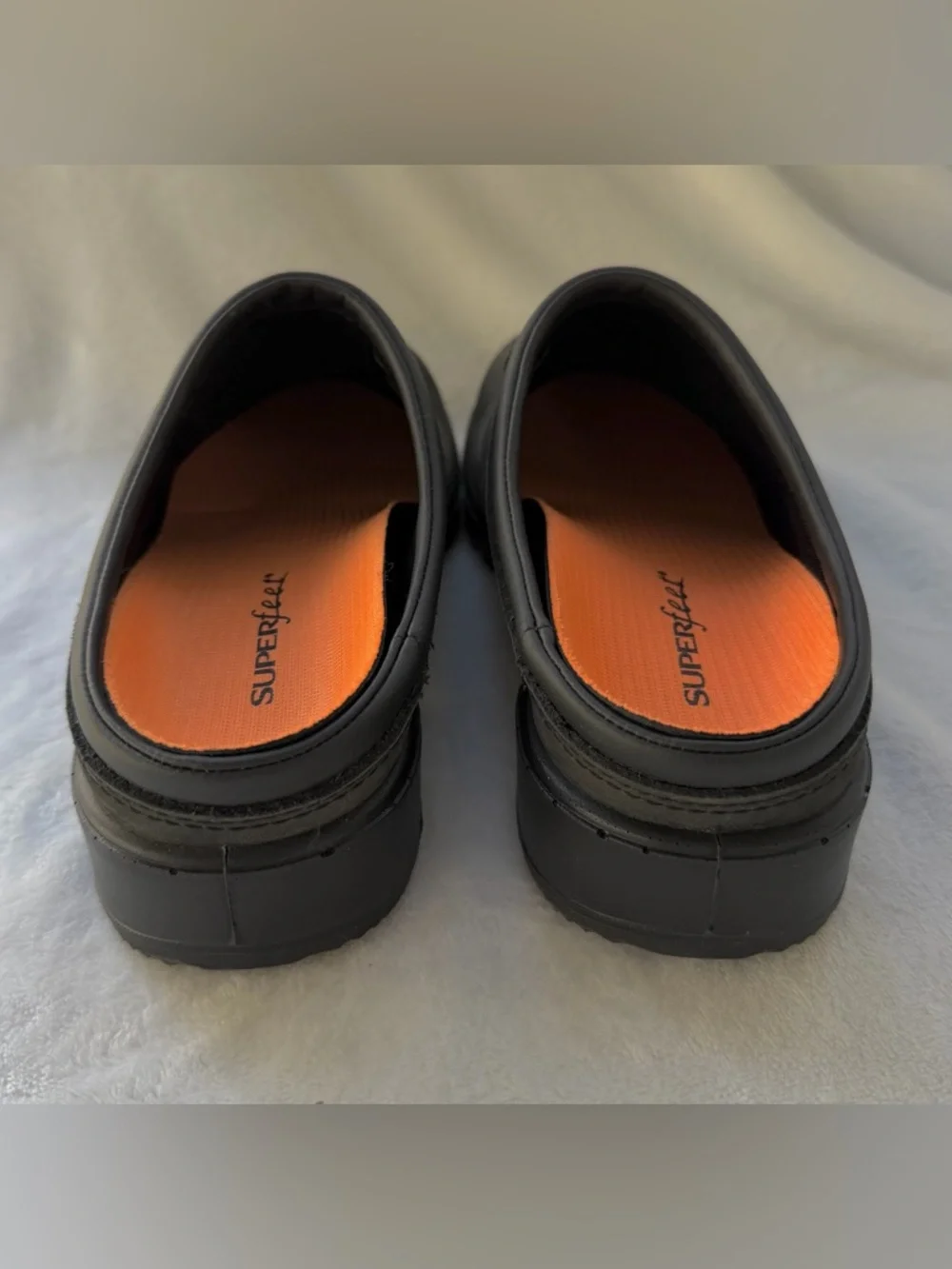 Blundstone Original Clogs Rustic Black Leather 2420 Sz 7.5 SUPERFEET Insole Mens